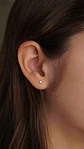 Aros punto de luz Aria 3mm 20G titanio PVD 18k - Miniatura 2