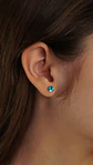 Aros abridores Iris azul cristal  - Miniatura 2
