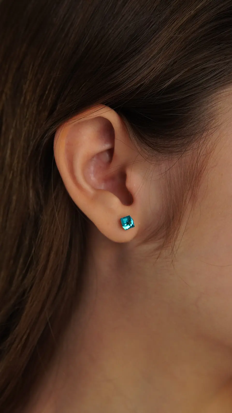 Aros abridores Iris azul cristal  2