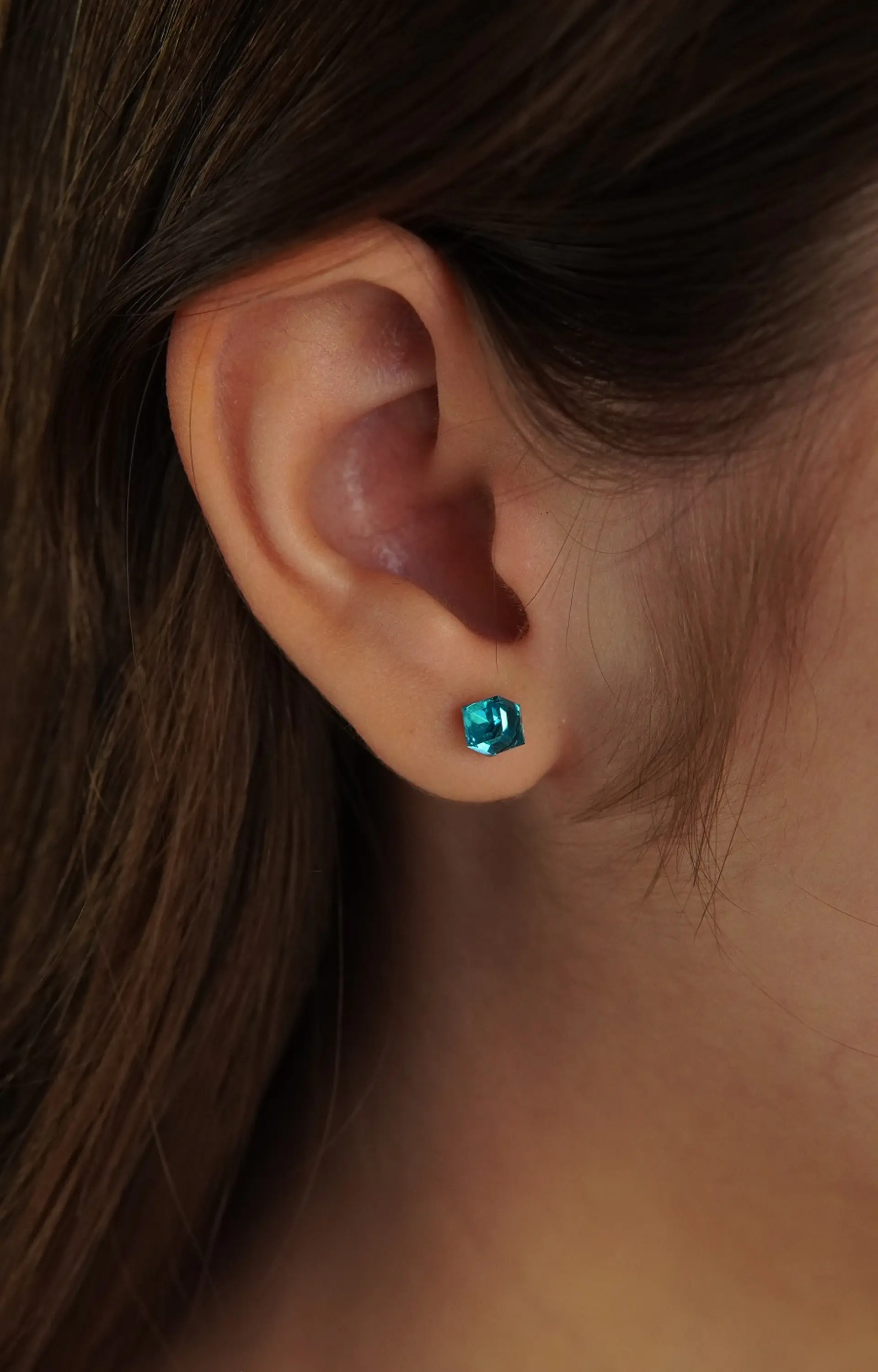 Aros abridores Iris azul cristal  7