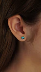 Aros abridores Iris azul cristal  - Miniatura 7