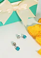 Aros abridores Iris azul cristal  - Miniatura 6