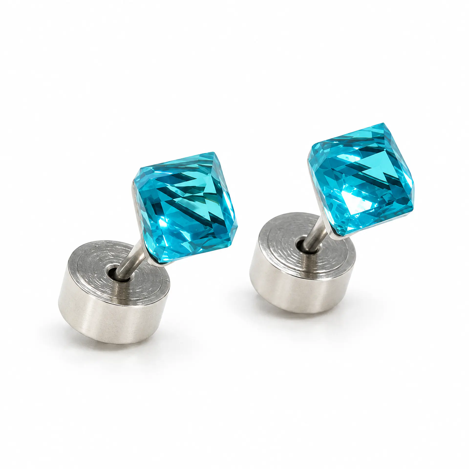 Aros abridores Iris azul cristal  11