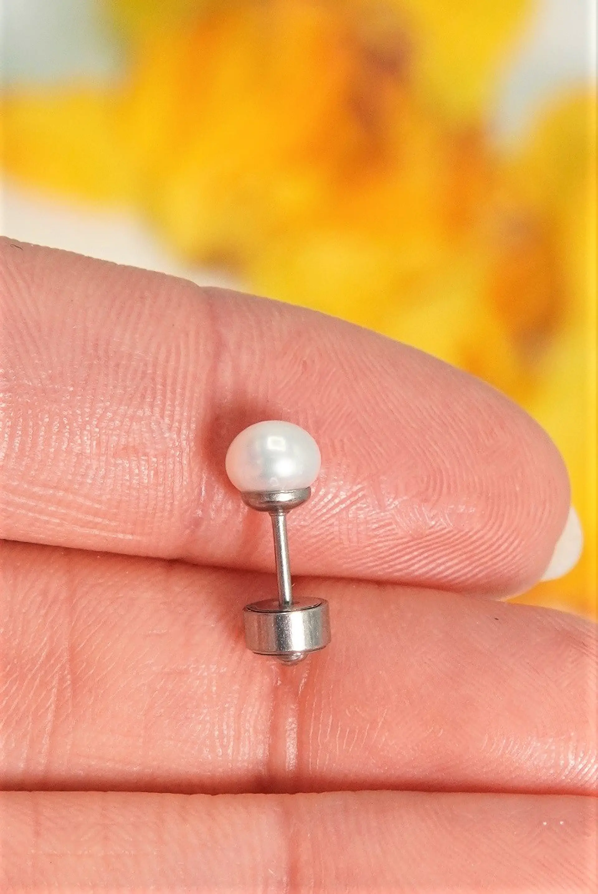 Aros abridores Suri con perla 5mm  4