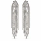 Aros Venus Sin Perforación Clip Zirconias Baño en Plata - Miniatura 9