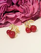 Aros Cereza Chic Sin Perforación Clip Zirconias - Miniatura 5
