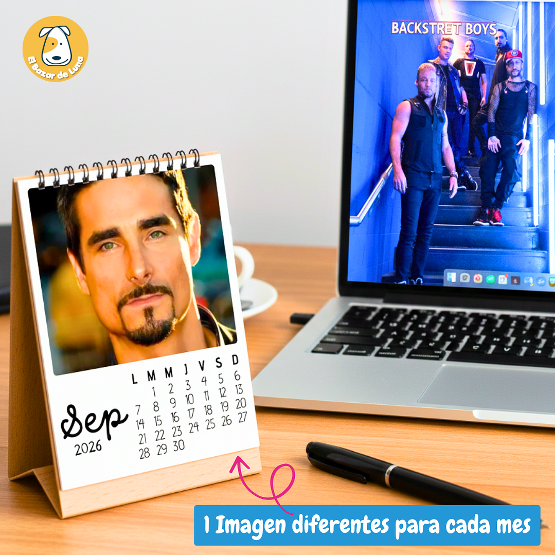 Calendario BSB 2026 Descargable y Editable/ formatos PDF & Plantilla Canva papelería creativa, planner, calendar, souvenirs, recuerdos Print 4