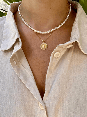 Gargantilla Prosciutto y Collar Puglia