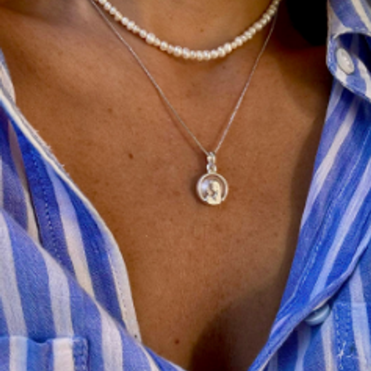 Gargantilla Prosciutto y Collar Garoupe Silver 1