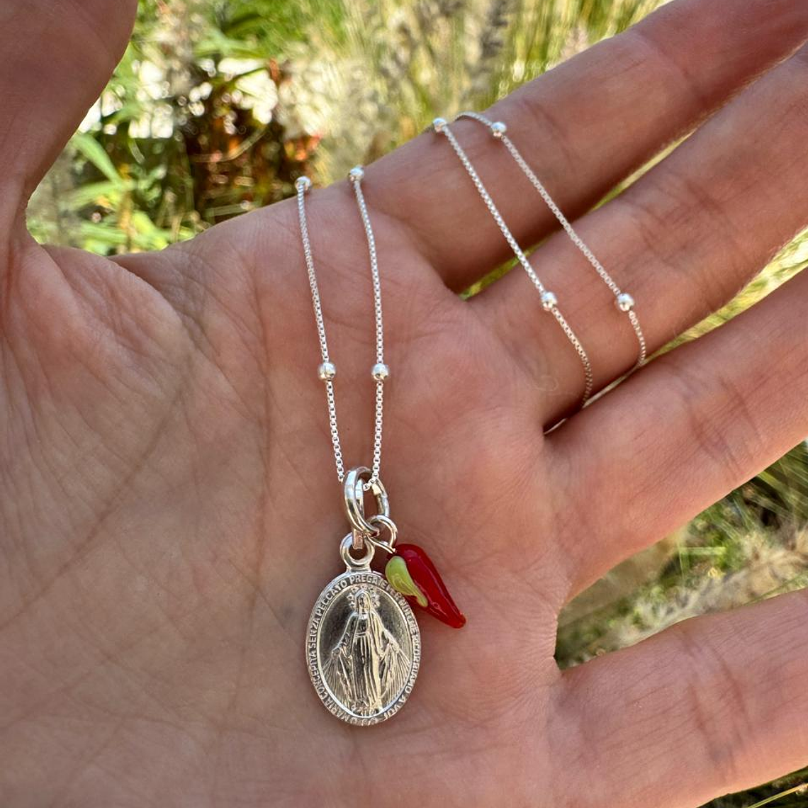 Gargantilla Milagros Ají Plata 1