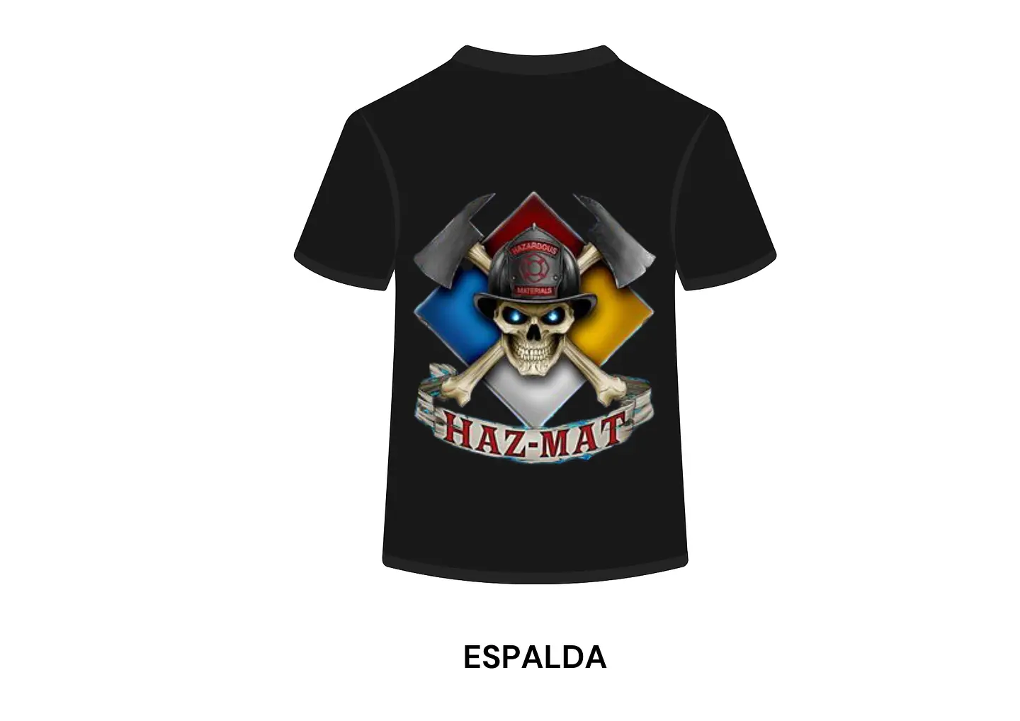 POLERA MANGA CORTA DISEÑO BOMBEROS 1