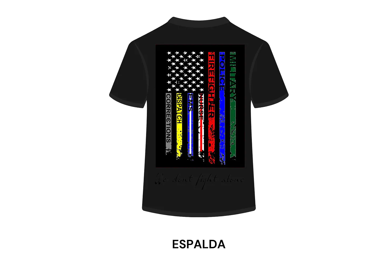 POLERA MANGA CORTA DISEÑO BOMBEROS 1