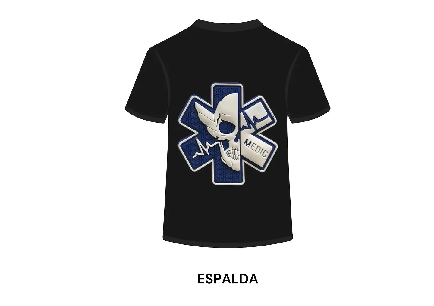 POLERA MANGA CORTA DISEÑO BOMBEROS 1