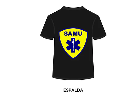 POLERA MANGA CORTA DISEÑO BOMBEROS