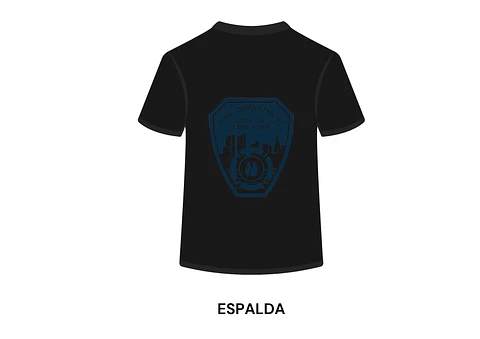 POLERA MANGA CORTA DISEÑO BOMBEROS