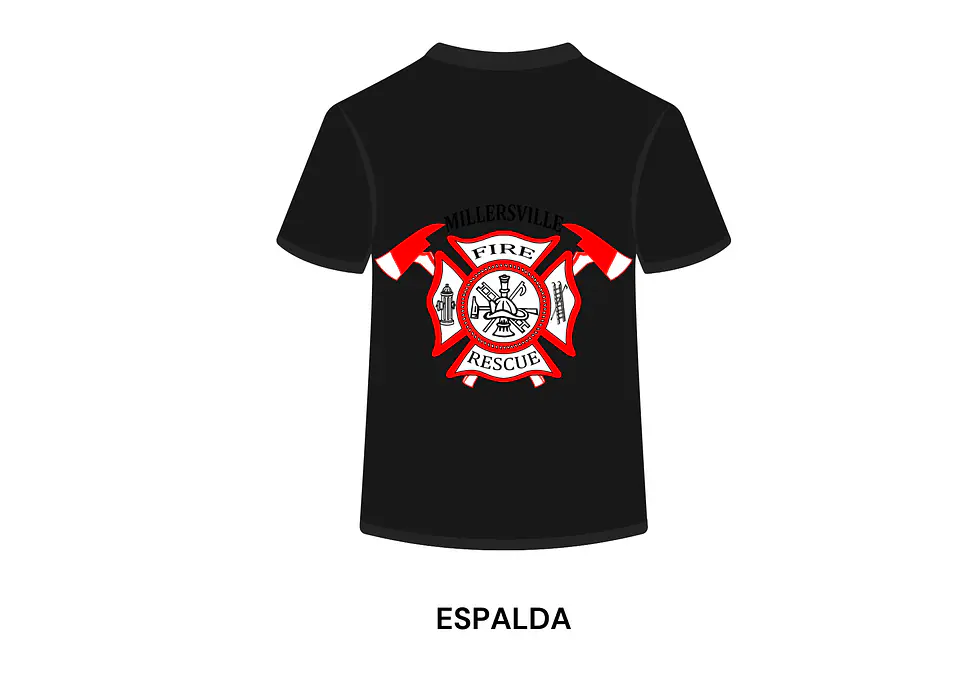POLERA MANGA CORTA DISEÑO BOMBEROS 1