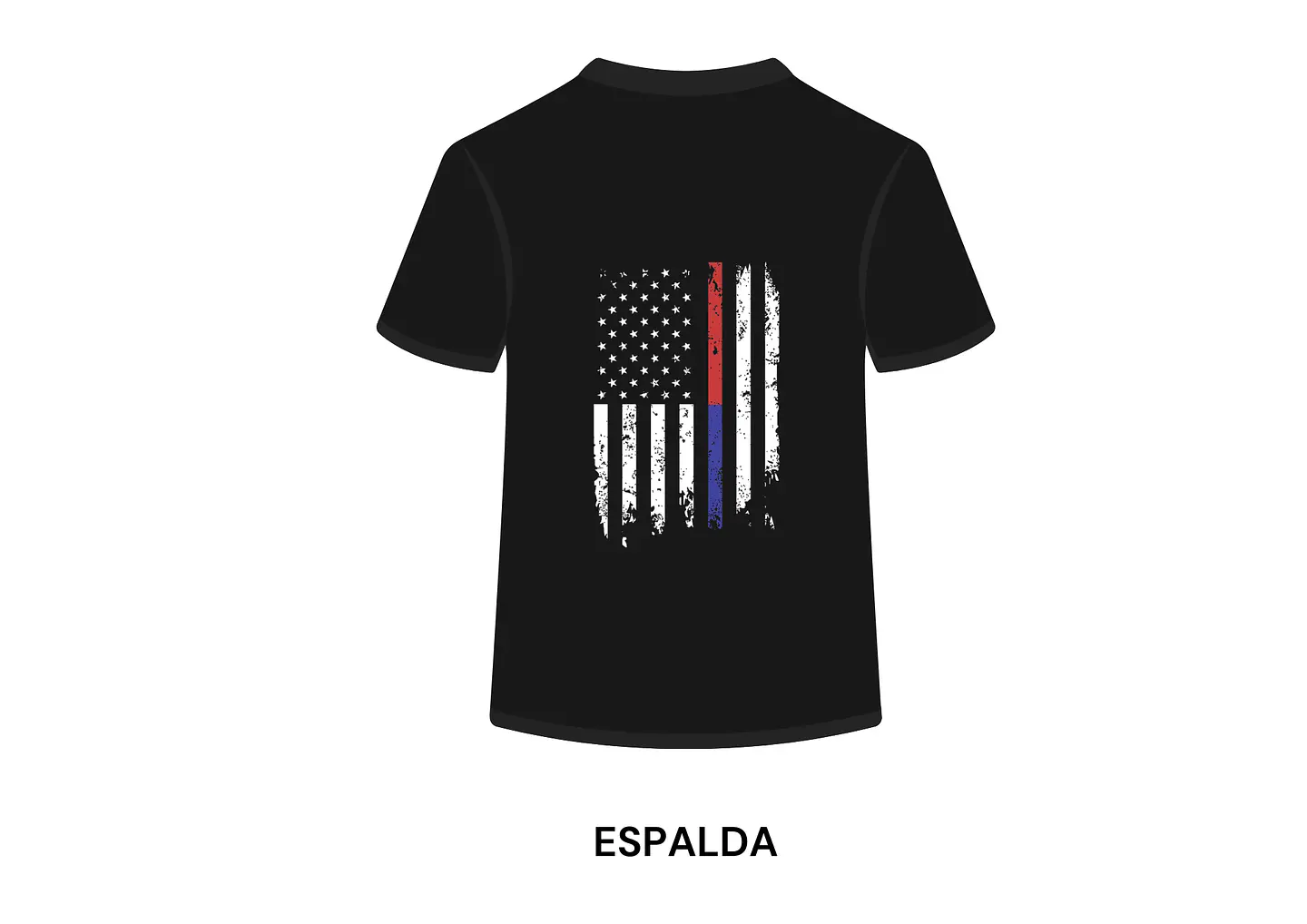 POLERA MANGA CORTA DISEÑO BOMBEROS 1