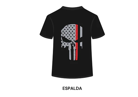 POLERA MANGA CORTA DISEÑO BOMBEROS