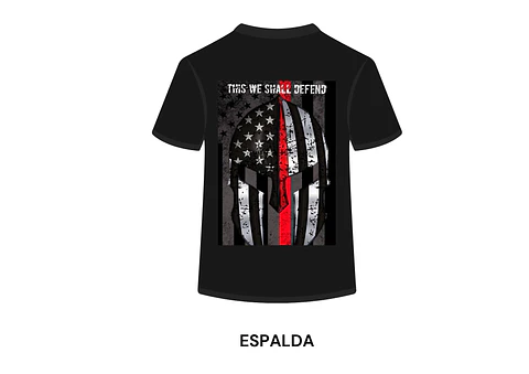 POLERA MANGA CORTA DISEÑO BOMBEROS