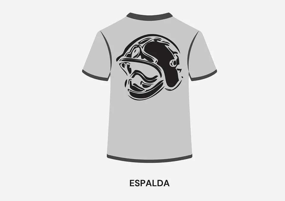 POLERA MANGA CORTA DISEÑO BOMBEROS 1