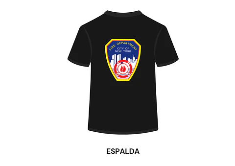 POLERA MANGA CORTA DISEÑO BOMBEROS