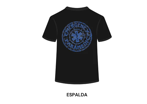 POLERA MANGA CORTA DISEÑO BOMBEROS