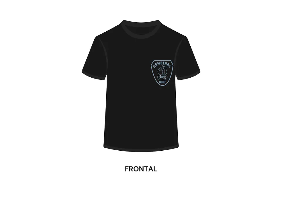 POLERA MANGA CORTA LEYENDA BOMBEROS 2