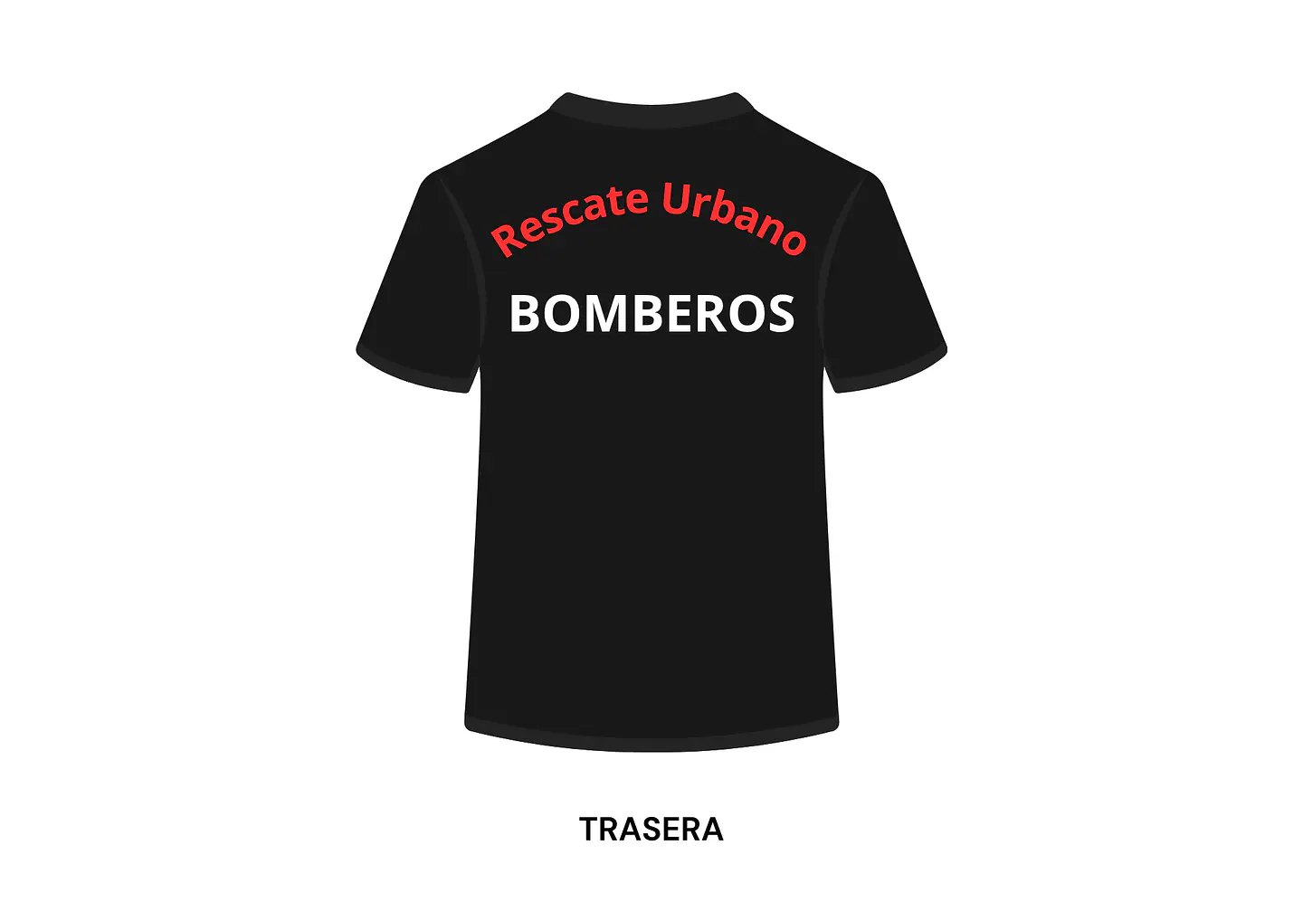 POLERA MANGA CORTA LEYENDA BOMBEROS 1