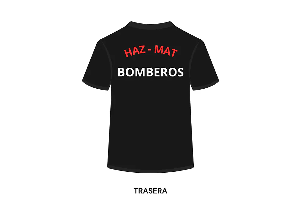 POLERA MANGA CORTA LEYENDA BOMBEROS 1