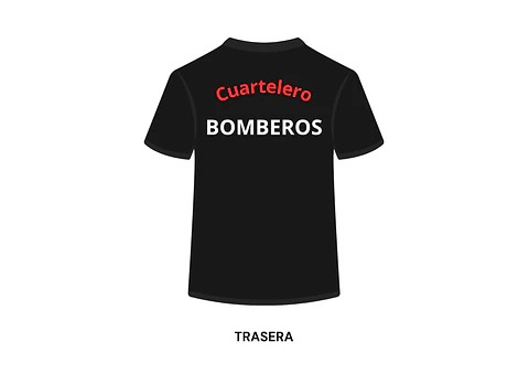 POLERA MANGA CORTA LEYENDA BOMBEROS