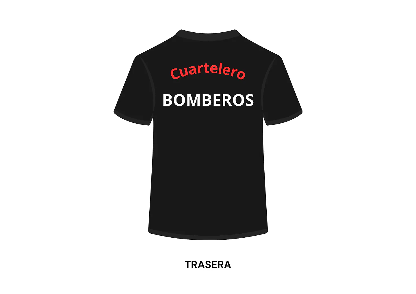 POLERA MANGA CORTA LEYENDA BOMBEROS 1