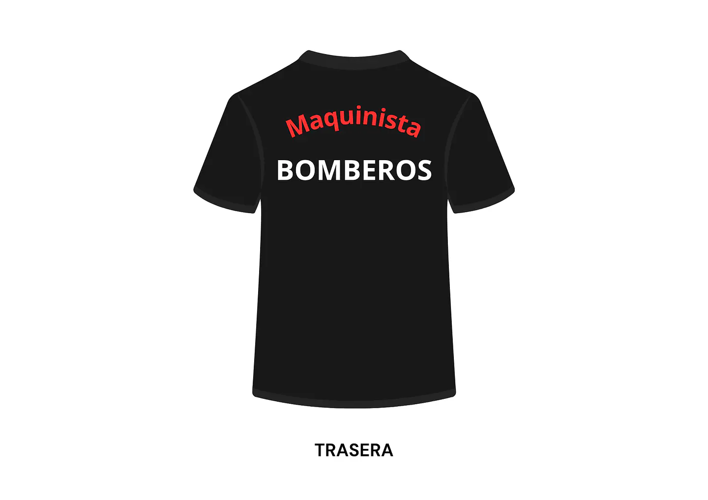 POLERA MANGA CORTA LEYENDA BOMBEROS 1