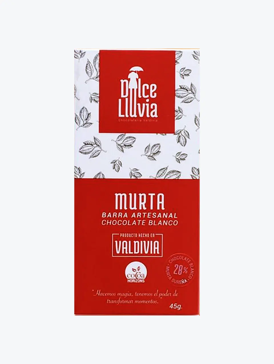 Murta - Barra Artesanal Chocolate Blanco - Dulce Lluvia - 40g 1