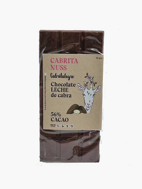 Chocolate de Leche de Cabra con Almendras - Cabrita Nuss - 30g