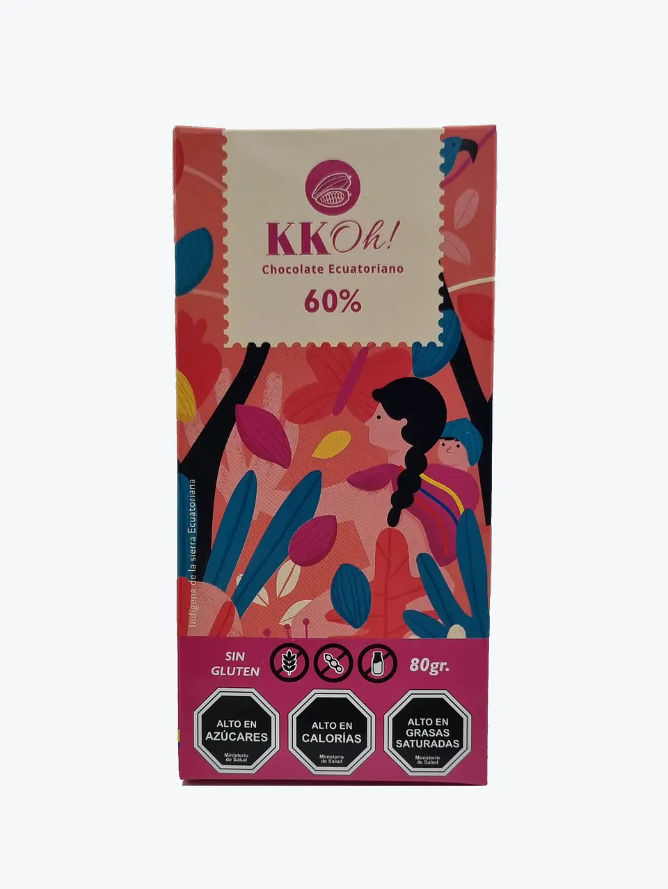 Barra de Chocolate Amargo 60% - KKOh! - 80g 1