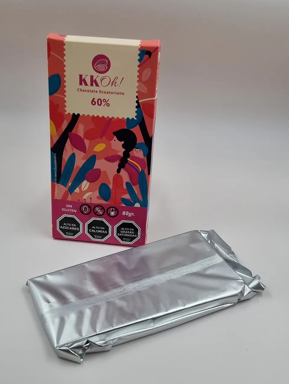 Barra de Chocolate Amargo 60% - KKOh! - 80g 3