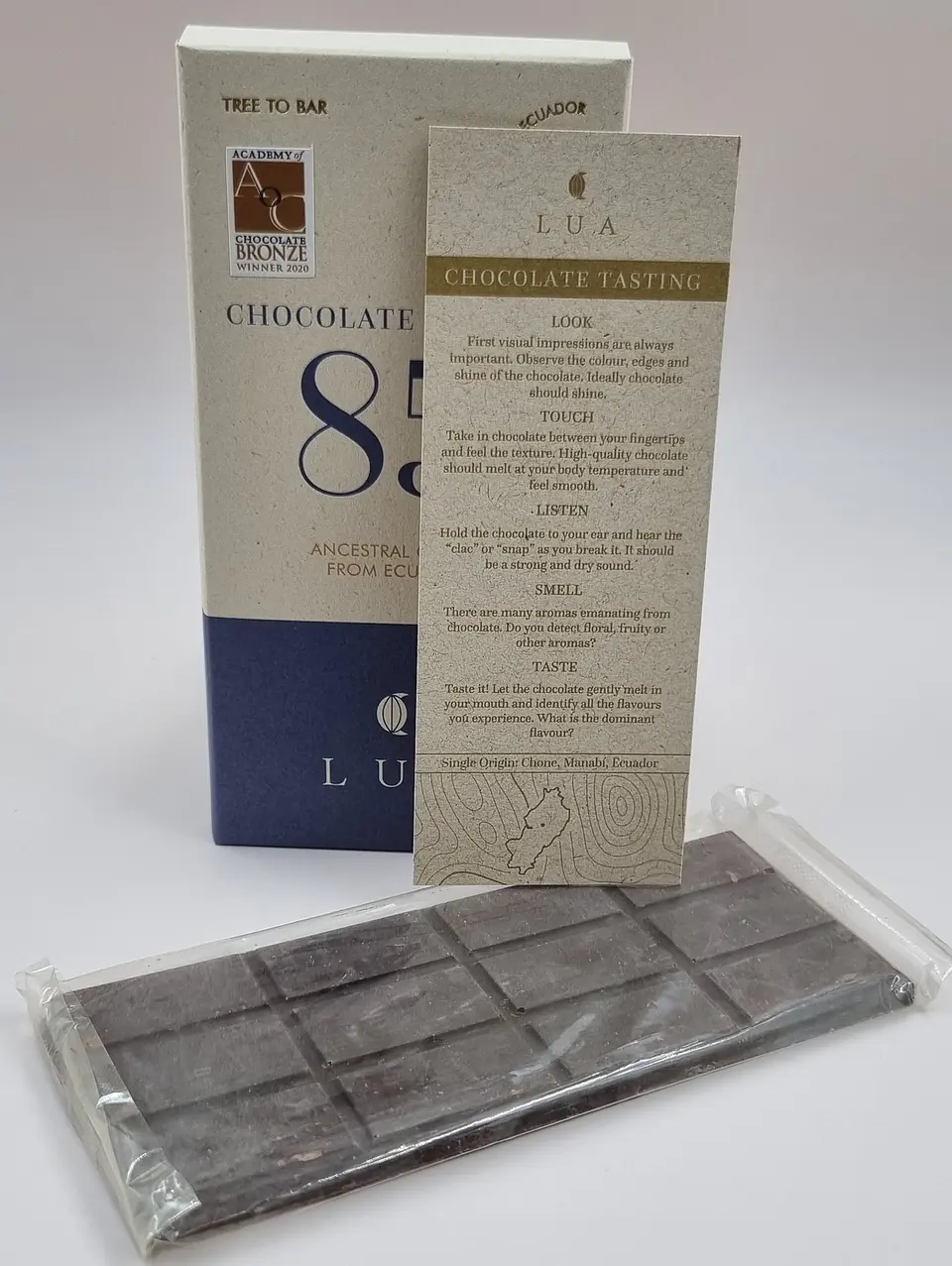 Barra de Chocolate Amargo 85% - LUA - 50g 3