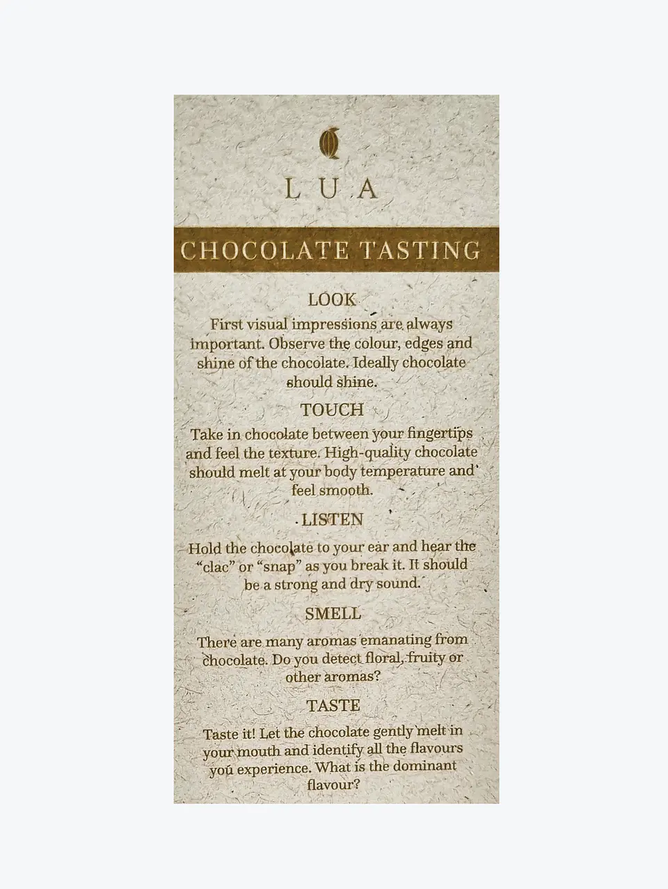 Barra de Chocolate Amargo 95% - LUA - 50g 3