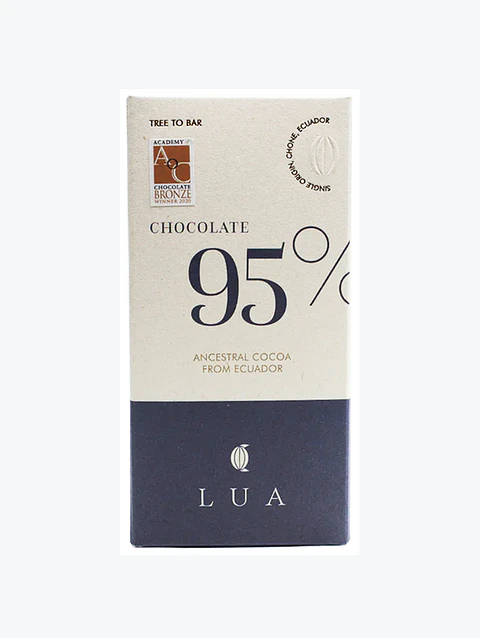 Barra de Chocolate Amargo 95% - LUA - 50g