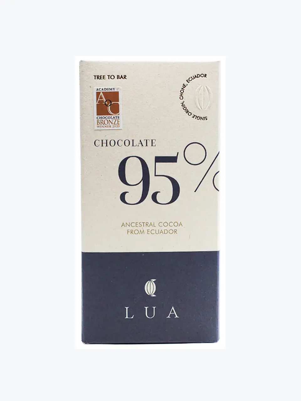 Barra de Chocolate Amargo 95% - LUA - 50g 1