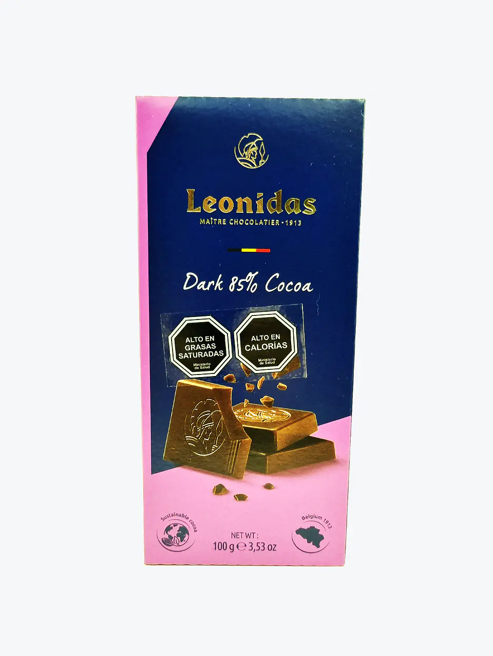 Barra de Chocolate Negro 85% - Leonidas - 100g 1