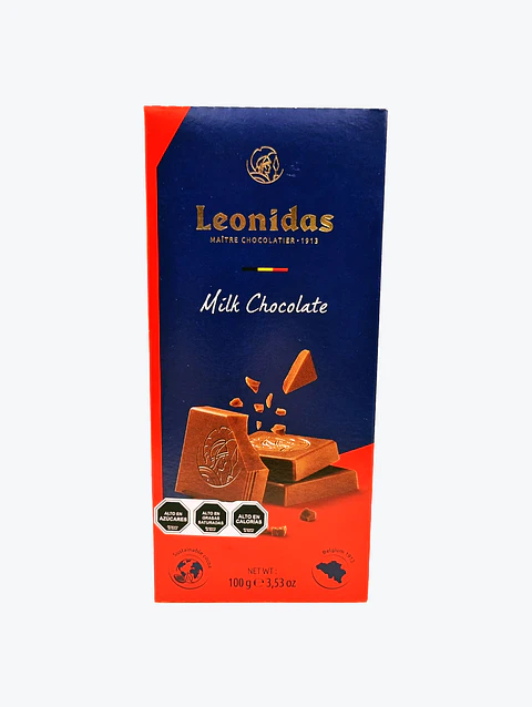 Barra de Chocolate con Leche - Leonidas - 100g