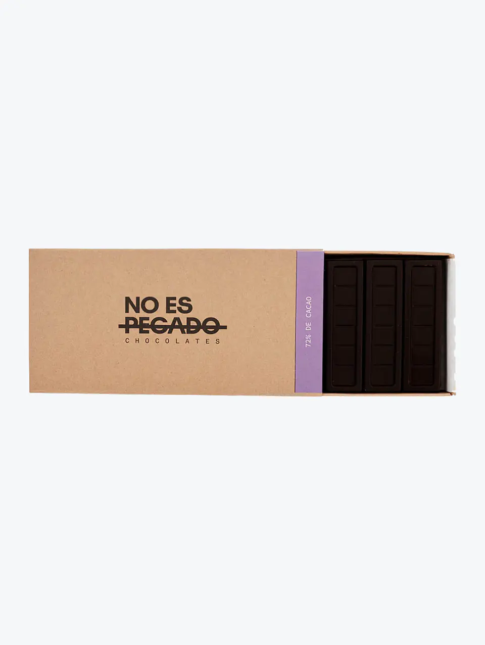 Caja de 7 Barritas de Chocolate Amargo 72% - No es Pecado - 154g 1