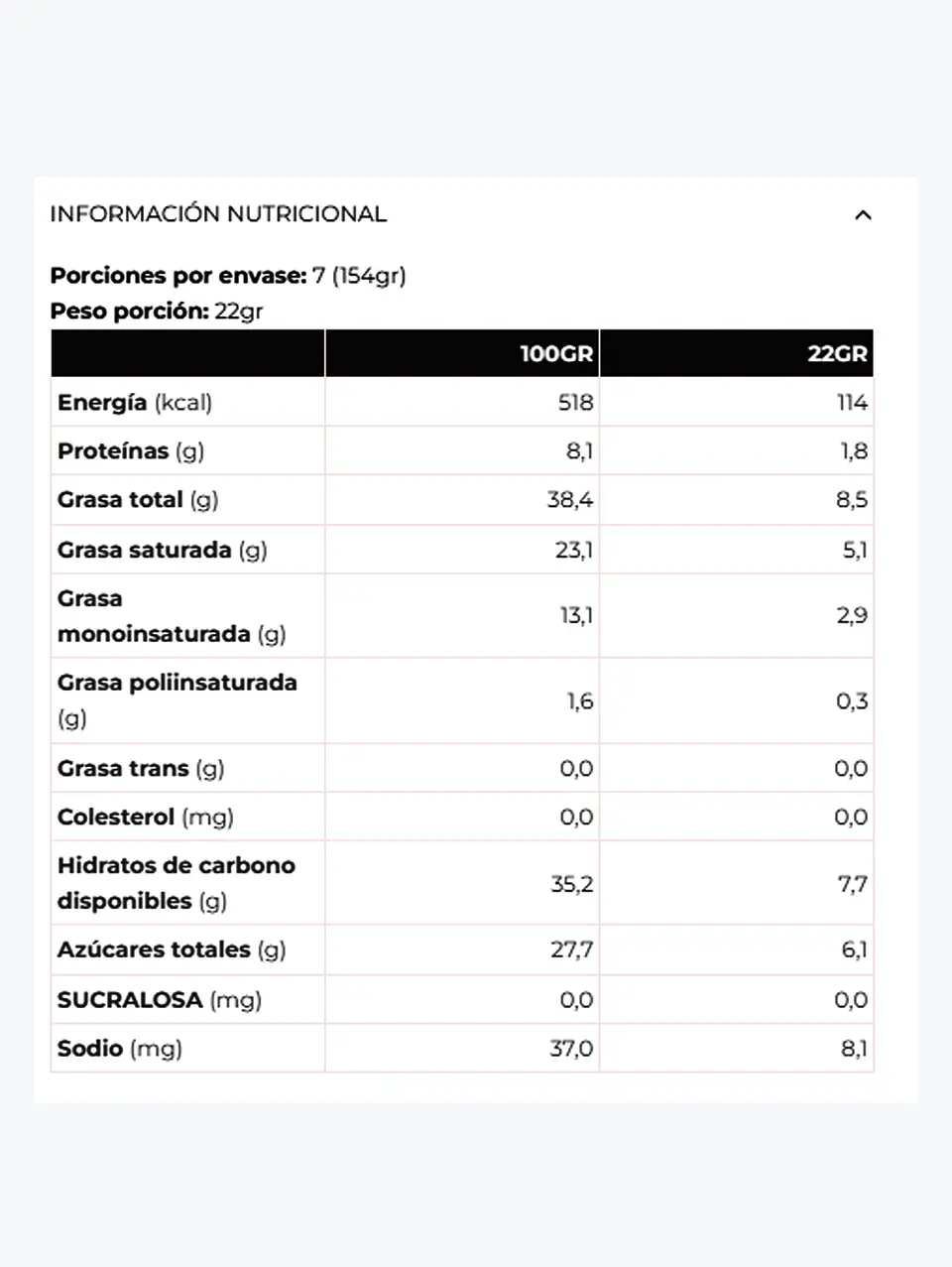 Caja de 7 Barritas de Chocolate Amargo 72% - No es Pecado - 154g 7