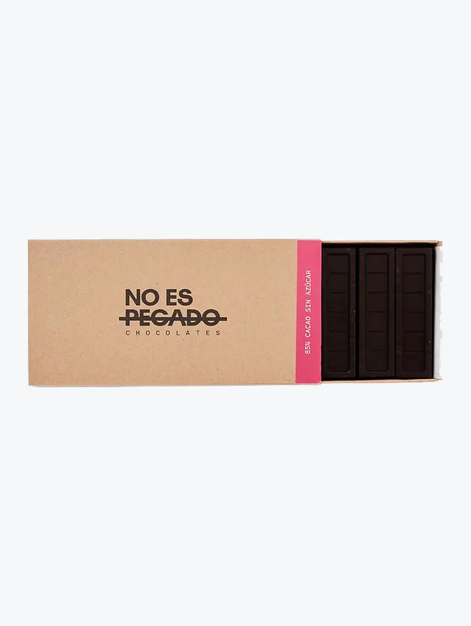 Caja de 7 Barritas de Chocolate Amargo 85% - No es Pecado - 154g 1