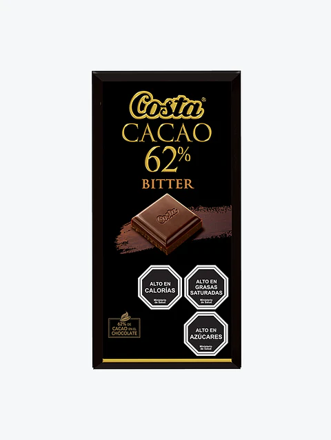 Barra de Chocolate Amargo 62% - Costa - 80g