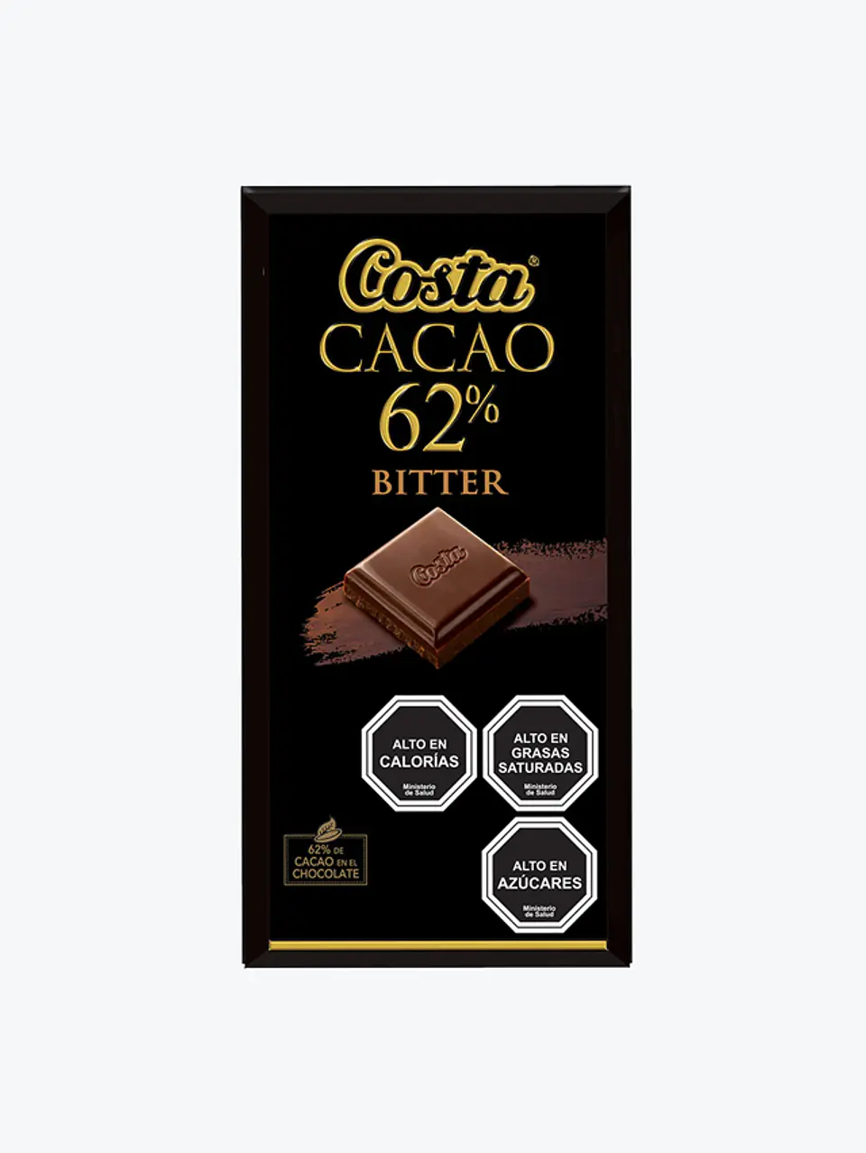 Barra de Chocolate Amargo 62% - Costa - 80g 1