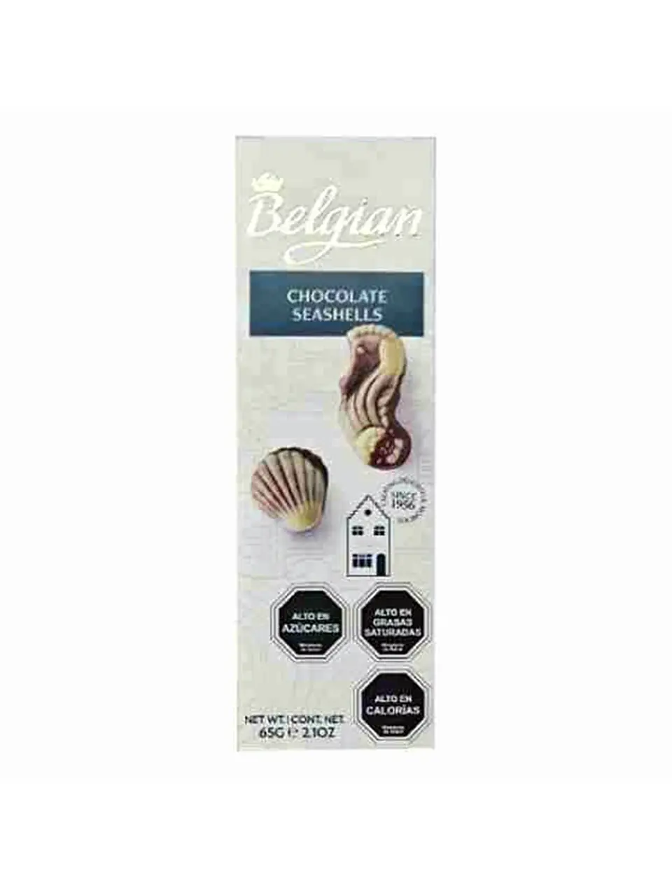 Bombones Belgas de Chocolate de Leche - Seashell - Belgian - 65g 1