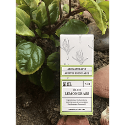 Apícola Del Alba – Óleo Lemongrass 5 ml (Aceite esencial puro)