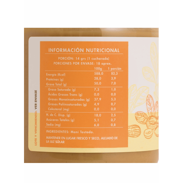 Mantequilla de Maní cremosa🥜 Manare 250g 